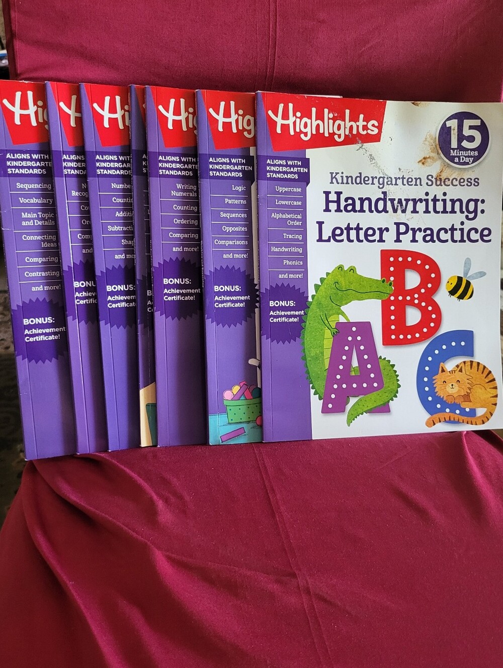 Highlights Kindergarten Success 15 Minutes a Day Book Set Unused